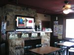 Walsh's Flat Screen and Fireplace